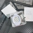 thumbnail image 2 of Jumpingount Esfera de forma cuadrada, correa de goma ajustable de estilo Simple informal, reloj de moda, decoración de mano, reloj de para mujeres y Relojes Jumpingount AP011938-00, 2 of 6