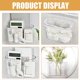 thumbnail image 3 of Transparent Pet Bathroom Storage Box Wall Mount Organizer with Adhesive 1 Piece, 3 of 4