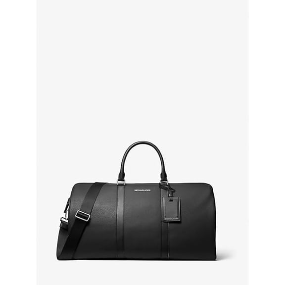 Michal Kors Cooper Pebbled Leather Duffel Bag