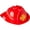 Red, variant on Dress Up America Firefighter Helmet - Fireman's Hat for Kids - Firefighter Costume Accessory - One Size Fits Most - Black