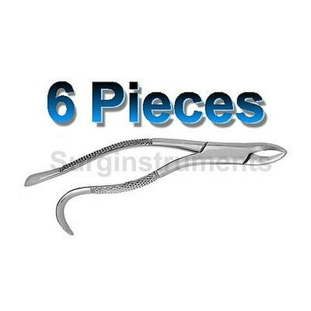 6 Pieces Extracting Forceps Dental Surgical Instruments 103
