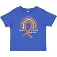 thumbnail image 3 of Inktastic Multiple Sclerosis Awareness Orange Ribbon Rainbow Boys or Girls Baby T-Shirt, 3 of 5