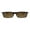 Brown, variant on Mens Narrow Rectangular Plastic Powered Sun Reader Reading Glasses Black 2.5