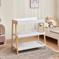thumbnail image 4 of Portable blanca baby changing mesa con waterproof pad - a diaper changing station, 4 of 7