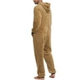 thumbnail image 3 of Innerwin Pyjama Imprimé Camouflage pour Hommes Combinaison de Détente à Manches Longues Chaude Jaune m, 3 of 6