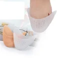 thumbnail image 5 of 2PCS Silicone Toe Protector Shoes Soft Forefoot Breathable Toe Pads Ballet Toe Caps Cushions Metatarsal Covers High Heel Shoes (Skin,Custom size), 5 of 7