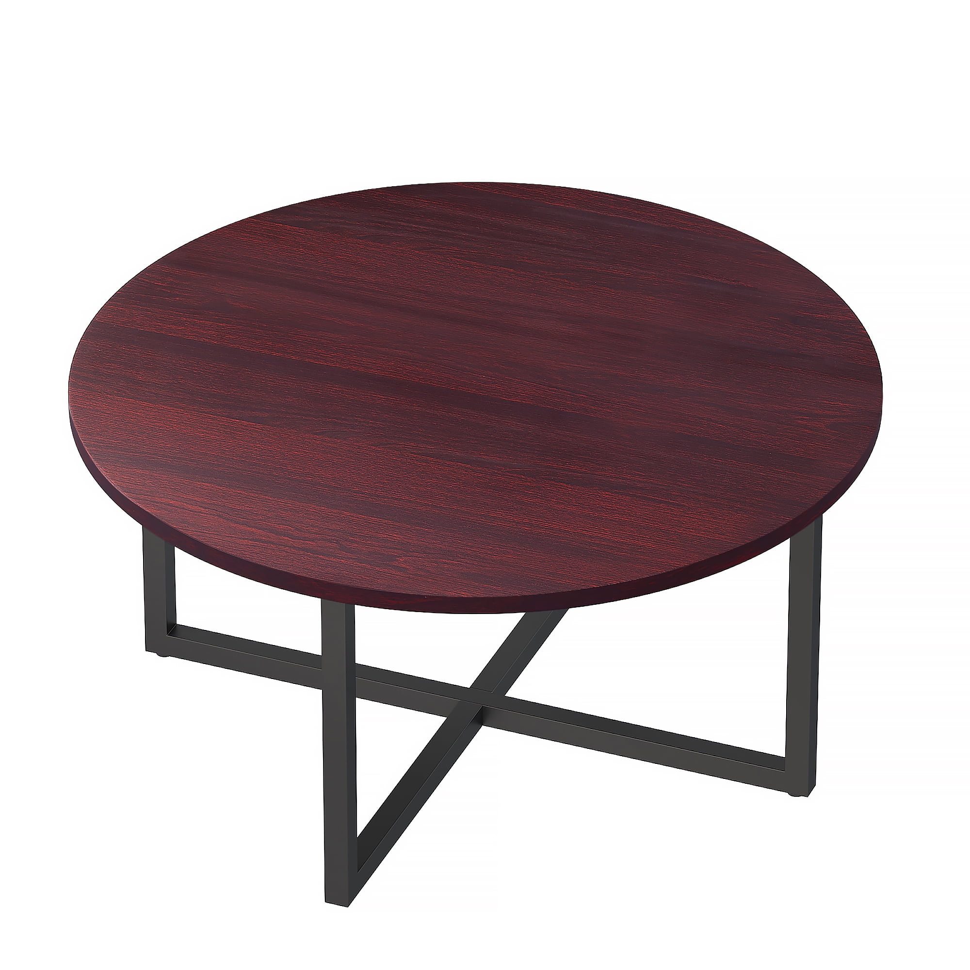 Round Coffee Table 31 inches, Modern Center Table for Living Room