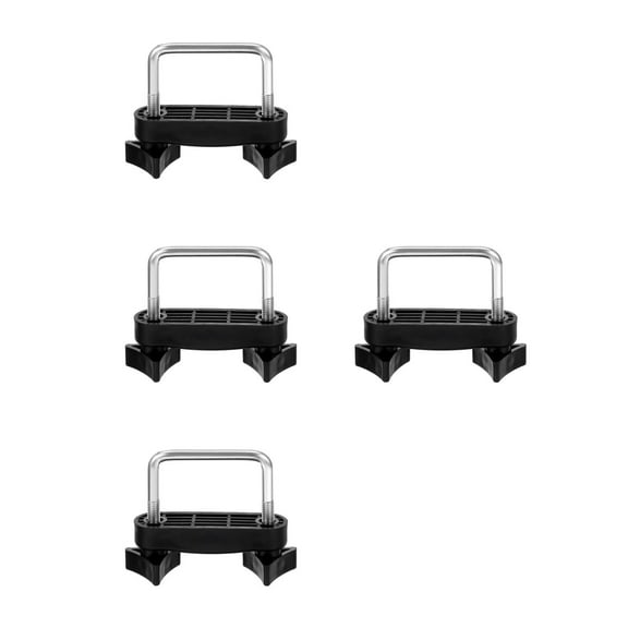 unbranded 4pcs Car Roof Rack Clamp Car Rack Mount Car Roof Mounting Clip Car Luggage Rack Mount