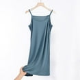 thumbnail image 2 of Annhoo Nightgown for Women Plus Size Spaghetti Strap Sleeveless Nightshirt Loose Comfy Crewneck Cami Nightwear, 2 of 3
