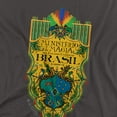 thumbnail image 3 of Fantastic Beasts The Secrets Of Dumbledore Brazil Ministry Flag Kids T Shirt (3) for Youth Toddler Boys and Girls, Charcoal, 3 of 5