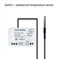 thumbnail image 2 of 2X Interruptor Zigbee Inteligente Tuya con Sensor de Temperatura, Relé Zigbee de Contacto Seco Pasivo, Funciona con Home Assistant, CC 7-32 V, 2 of 5