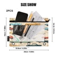 thumbnail image 3 of 2 Pack Pencil Bag 9.84x6.1 Inch 3-Ring Page Turning Folder Zipper Pencil Case Pencil Bag Page Turning File BagMulticolor Car, 3 of 6
