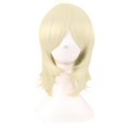 thumbnail image 1 of LinYooLi Perruque Cosplay en Fibre Synthétique 16 Pouces/40 cm (Blanc/bleu Azure), 1 of 4