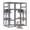 Gray, variant on Large Wooden Cat House, Outdoor Cat Enclosure with Weather Protection Roof, Catio Cat Cage with 5 Platforms and 2 Caves, Gray