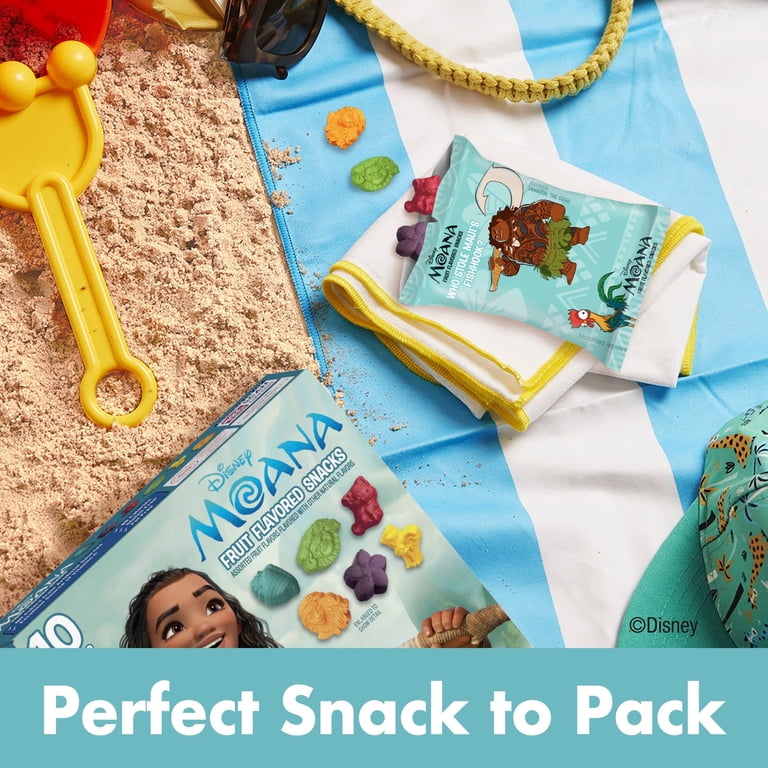 Disney Moana Fruit Flavored Snacks, Gluten Free, Kids Snacks, 10