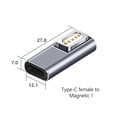 thumbnail image 2 of Adaptador Carga Rápida Tipo-C Hembra a PD Magnético USB para Macbook Air/Pro, 2 of 3