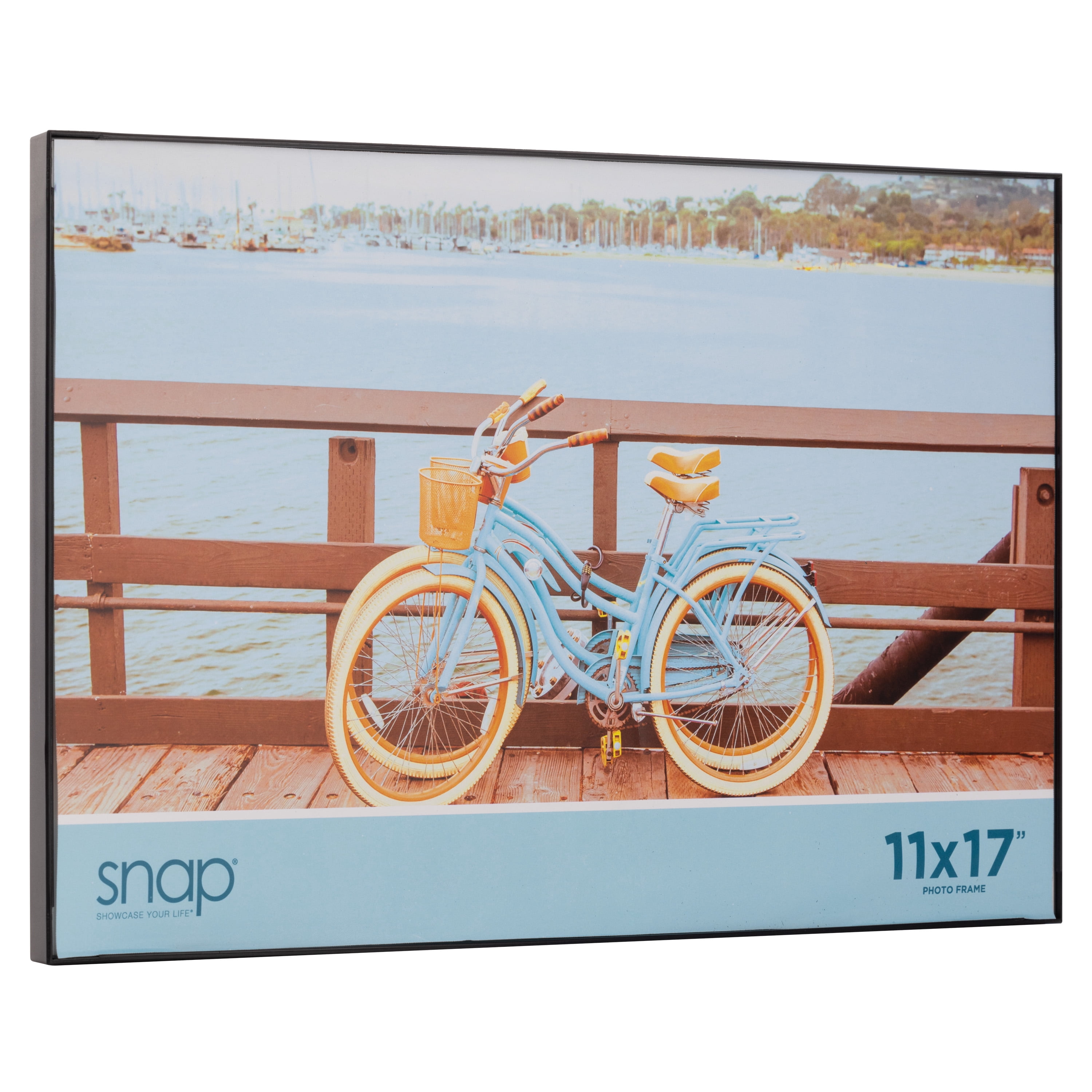 Snap 11" x 17" Front Loading Desktop and Wall Mounted Photo Frame, Set of 4