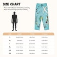 thumbnail image 3 of Gukieu Travelling on Airplane Print Women's Home Trousers, with Pockets and Drawstring Pajamas, Home Pajamas, Sleepwear-Small, 3 of 6