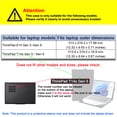 thumbnail image 3 of Laptop Case Cover for 14 inch Lenovo ThinkPad E14 Gen 5 Gen 6 &for ThinkPad T14s Gen5 Gen6 [Not for other models],Notebook PC Protective Sleeve Bag with Multi-functional cooling bracket, 3 of 8