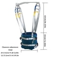 thumbnail image 3 of Full Body Lift Sling Assistant Patient Walking Stand Aid Adjustable Waist Range, 3 of 7