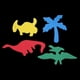 thumbnail image 4 of 1 juego de pegatinas autoadhesivas de espuma EVA para manualidades, para decorar. Dinosaurio, 4 of 9