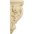 thumbnail image 3 of Ekena Millwork 5 1/4"W x 4 3/4"D x 12"H Medium Farmingdale Acanthus Corbel, Maple, 3 of 4