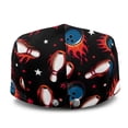 thumbnail image 3 of CHAQLIN Flaming Bowling Newsboy Hat, Polyester Adjustable Forward Flat Cap for Men Women, Windproof for Driving Hunting and Daily Wear, 3 of 4