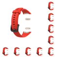 thumbnail image 1 of Correa de reloj Tholdsy de silicona de repuesto ajustable multicolor ligera resistente al desgaste roja 10Conjunto, 1 of 6
