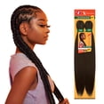 thumbnail image 1 of Sensationnel X-pression cabello trenzado preestirado - 2x trenza de 48 pulgadas, trenza sintética retardante de llama kanekalon para trenzas de caja y giros (3 paquetes de 2 MARRÓN OSCURO), 1 of 5