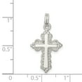 thumbnail image 2 of Sterling Silver Cross Charm QC4310 (24mm x 14mm), 2 of 2