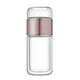 thumbnail image 1 of Botella de vidrio de doble capa espesada para separar agua y té Taza de agua portátil de doble capa espesada para calentar Taza para preparar té Taza de agua, 1 of 2