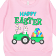thumbnail image 3 of Inktastic Happy Easter Bunny and Tractor Toddler Sweatshirt, 3 of 4