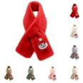 thumbnail image 4 of Meresysid Boys And Girls' Scarves For Christmas Cute Thick And Warm Scarves Pink, 4 of 4