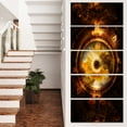 thumbnail image 1 of Calendrier Maya Ancien Collage - Art Mural Abstrait sur Toile, 1 of 3