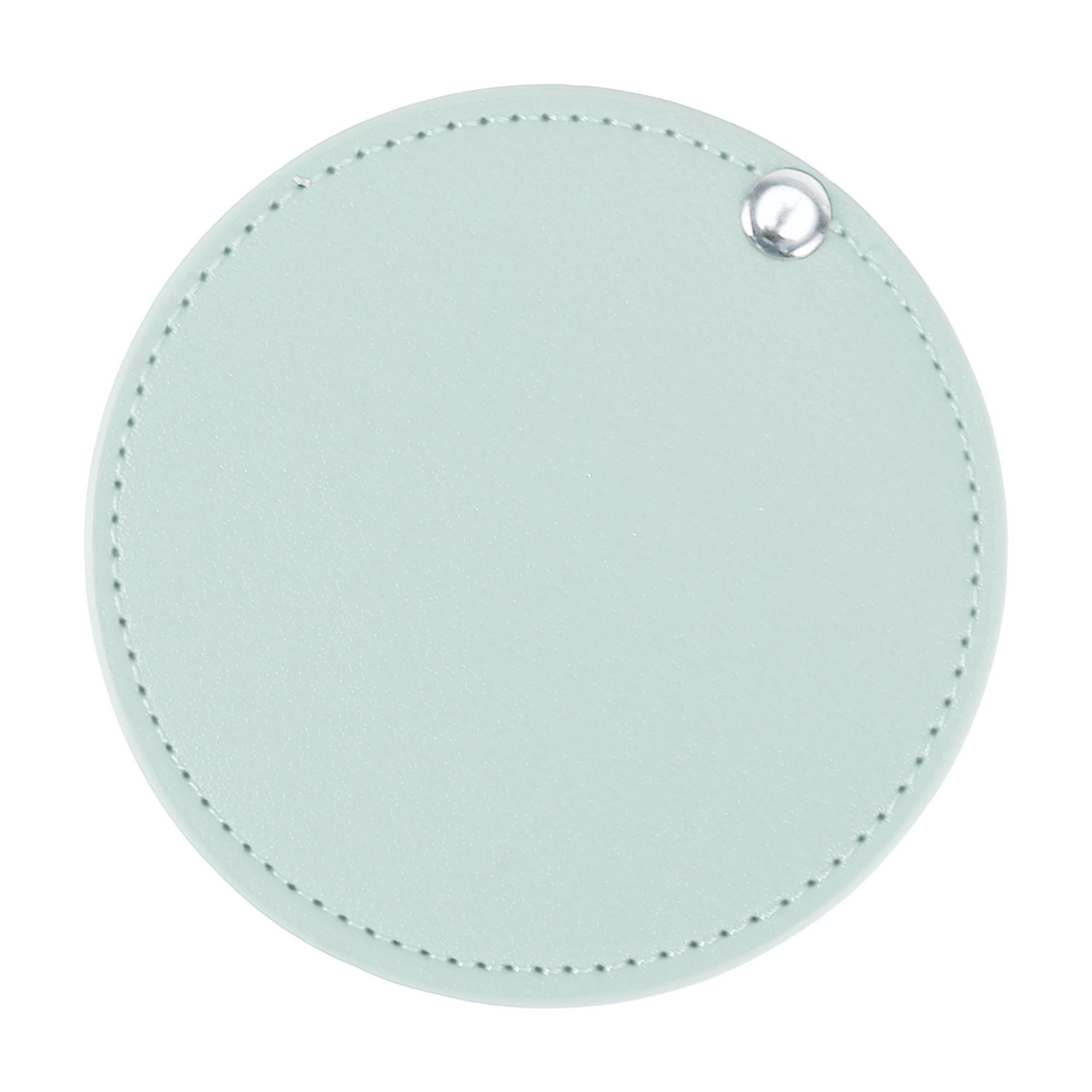 Unique Bargains Rotating Circle Makeup Mirror Blue