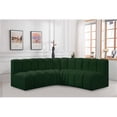 thumbnail image 2 of Meridian Furniture Arc Green Boucle Fabric Modular Sectional, 2 of 8