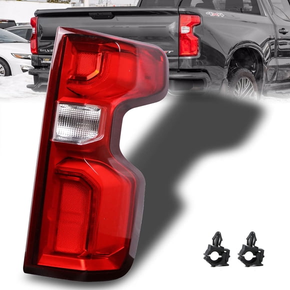 Conjunto de luces traseras Nakuuly Chevy Silverado 2019-2023 LED derecho