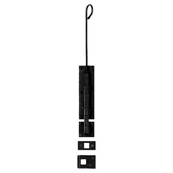 Acorn ALHBP 14'' Cane Bolt - Black Iron