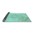 thumbnail image 2 of Ahgly Company Indoor Rectangle Abstract Light Blue Modern Area Rugs, 3' x 5', 2 of 4