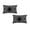 Black 2PCS, variant on Waterproof Outdoor Boho Geometric Pillow Cover 11.8x19.7 Inch, Decorative Cushion Cover for Sofa, Patio, Living Room - 1 Piece