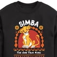 thumbnail image 3 of The Lion King - Simba - The One True King - Toddler & Youth Crewneck Fleece Sweatshirt, 3 of 5