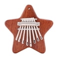 thumbnail image 1 of Mini Kalimba 8 Key Exquisite Finger Thumb Piano, Beginners Music Lovers Players,Cute Pendant Love, 1 of 7