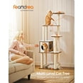 thumbnail image 2 of Árbol para gatos Feandrea de 164 cm, multinivel, con 5 postes rascadores, 2 of 9