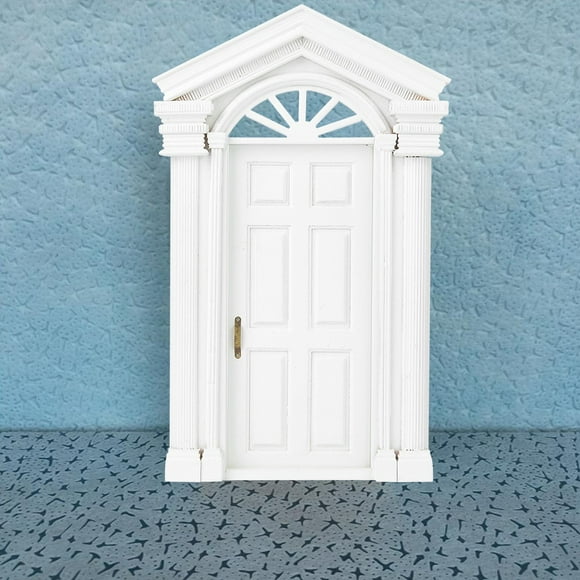 Dollhouse Door, Dollhouse Accessory Durable Portable Wooden Dollhouse Door, For Front Door For Dollhouse Decoration