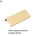thumbnail image 3 of Joernso Furniture Kitchen Cabinet Wardrobe Drawer Pull Knob Door Metal Hidden Handle, 3 of 8