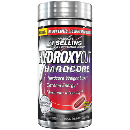 Hardcore Weight Loss and Energy Supplement, Delivers Extreme Energy & Maximum Intensity, 60 (Best Endomorph Weight Loss Program)