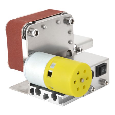 

Mini Belt Machine 4500-9000r/min Output Electric Belts Sander Stability Low Noise Brass Motor With 10Pcs Abrasive Band For Workpiece Grinding EU Plug UK Plug US Plug AU Plug