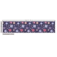 thumbnail image 3 of Ambesonne Spring Fabric by the Yard Upholstery, Colorful Theme Petals Doodle, 2 Yards, Multicolor, 3 of 5