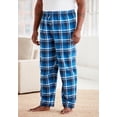 thumbnail image 2 of KingSize Men's Big & Tall Flannel Plaid Pajama Pants, 2 of 3