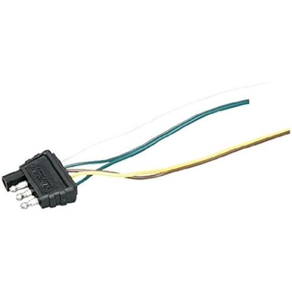 707103 25 ft. 4-Flat Trailer End Connector
